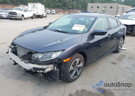 2020 Honda Civic Lx из США, поврежденный, VIN 2HGFC2F64LH527257